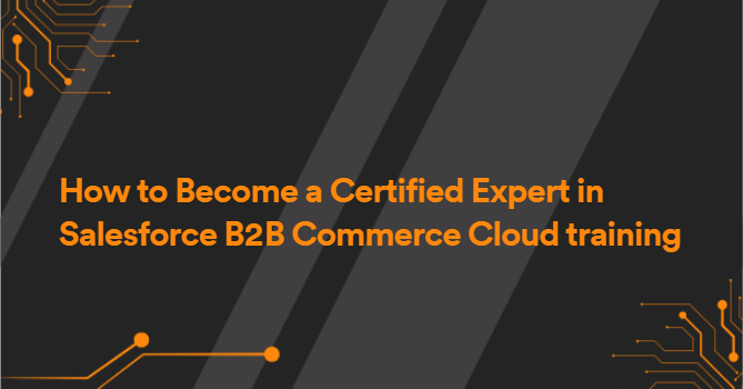 How to Become a Certified Expert in Salesforce B2B Commerce Cloud training