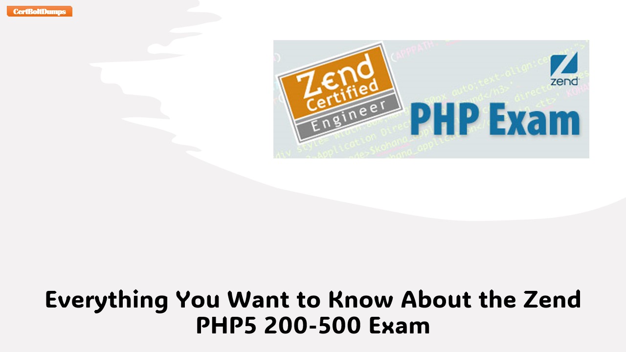 Zend PHP5 200-500 Exam